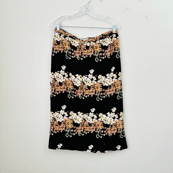 DE Collection Women's Midi Skirts Bundle of 2 Polka Dot & Floral Print L - Picture 7 of 14